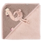 Preview: Fehn Kapuzenbadetuch Flamingo