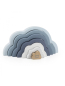 Preview: Label-Label Regenbogen blau 25293
