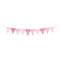 Preview: Buchstabenwimpelkette rosa 60676