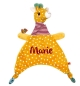 Preview: DIE SPIEGELBURG Babyglück Schnuffeltuch Giraffe mir Namen bestickt