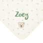 Preview: Steiff Jersey Babydecke mit Namensbestickung