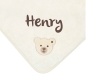 Preview: Steiff Fleece Babydecke mit Namensbestickung