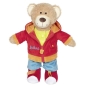 Preview: goki Anzieh- und Lernbär Brommel mit Namen beschriftet