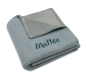 Preview: Jollein Wiegen Strickdecke mit Namen bestickt