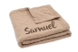 Preview: Jollein Mulldecke Jacquard mit Namen bestickt
