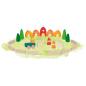 Preview: Bausteine Mein kleines Dorf 58365