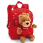 Preview: Rucksack mit Plüschtier FC BAYERN MÜNCHEN Berni personalisiert