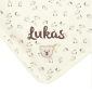 Preview: Steiff Jersey Babydecke mit Namensbestickung