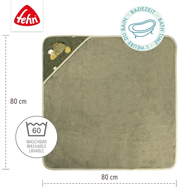 Fehn Kapuzenbadetuch Chamäleon 042498