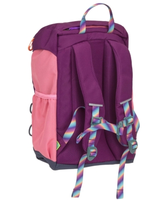 Preview: Lässig Kinderrucksack Unique Blau Grün Gurte