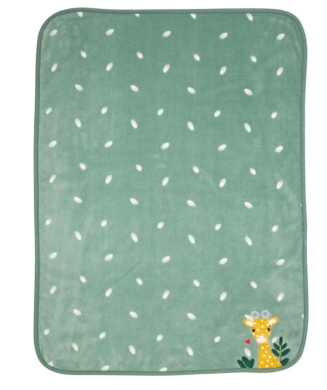 Preview: Spiegelburg Babydecke Giraffe aufgefaltet