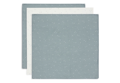 Jollein 3er Set Spucktücher Hydrophil Twinkling Sea Green