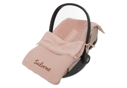 Jollein Fußsack für Kinderautositz und Kinderwagen mit Namen bestickt