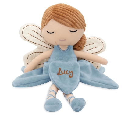 Jollein Kuschelpuppe Fairy Amy mit Namen personalisiert