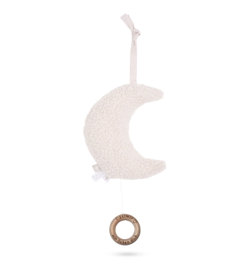 Jollein Spieluhr Moon mit lasergraviertem Holzring