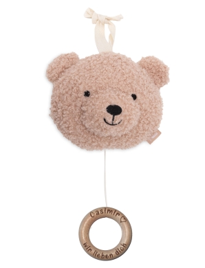 Jollein Spieluhr Teddybär mit lasergraviertem Holzring