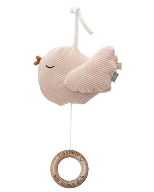 Jollein Spieluhr Lovely Birds mit lasergraviertem Holzring