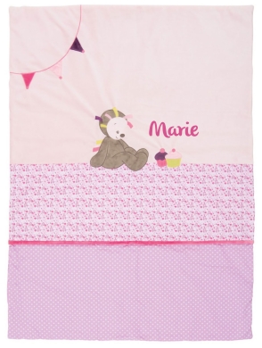 Nattou Babydecke mit Bestickung