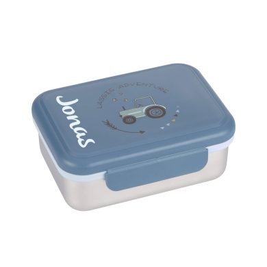 Spiegelburg Mini-Snackbox Traktor mit Namen personalisiert