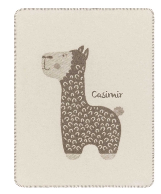 Fussenegger Babydecke mit Namen bestickt