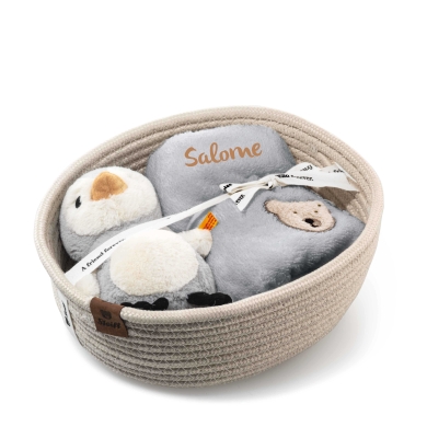 Steiff Steiff Lio Pinguin Geschenkset mit Namen bestickt