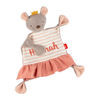 Sigikid Schmusetuch Maus Prinzessin mit Namen bestickt