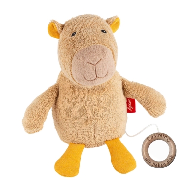 Sigikid Spieluhr Capybara mit lasergraviertem Holzring