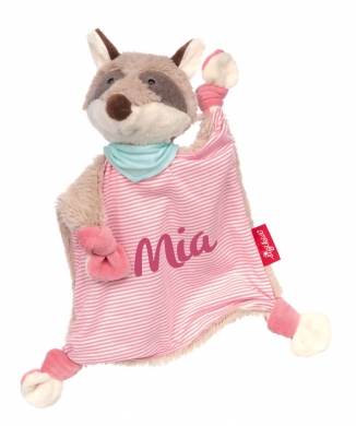 Sigikid Waschbär rosa Schnuffeltuch 39194 ABV ~a