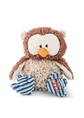 Nici Kuscheltier Eule Oscar mit drehbarem Kopf 25cm 48461