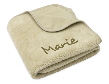 Jollein Wiegen Babydecke mit Namen bestickt