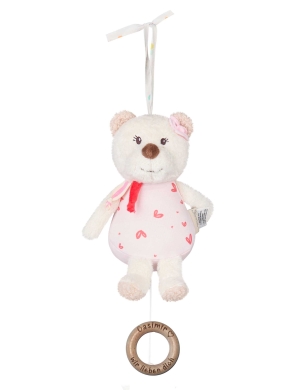 Sterntaler Bär Mini-Spieluhr mit lasergraviertem Holzring