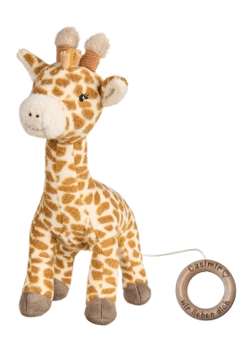 Sterntaler Giraffe Kaya Spieluhr mit Holzring und Lasergravur