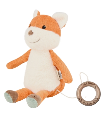 Sterntaler Fuchs Filou Spieluhr mit Holzring und Lasergravur