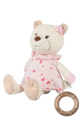 Sterntaler Bär Spieluhr mit Holzring und Lasergravur