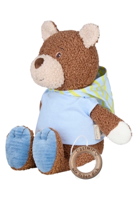 Sterntaler Spieluhr Bär mit personalisiertem Holzring