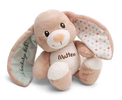 Nici Kuscheltier Hase Fjella mit Namen personalisiert