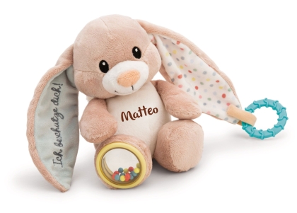 Activity Kuscheltier Hase Fjella mit Namen personalisiert