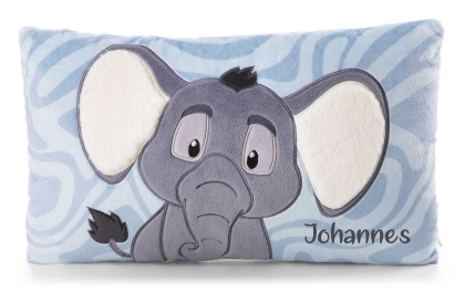 Nici Kissen Elefant mit Beschriftung