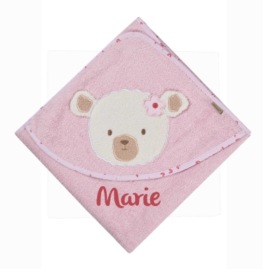 Sterntaler Motiv-Kapuzenbadetuch mit Namen bestickt