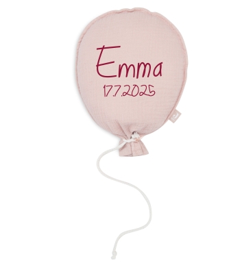 Jollein Ballon  mit Namen personalisiert