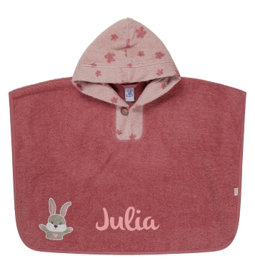 Sterntaler Poncho mit Namen bestickt