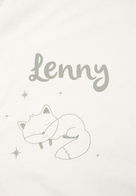 Sterntaler Babydecke mit Namen bestickt