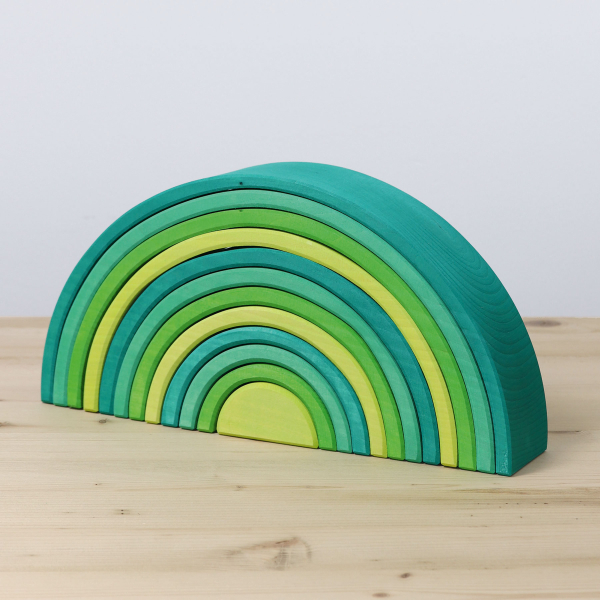 Grimms 12-teiliger Regenbogen Waldgrün 10672 ABV