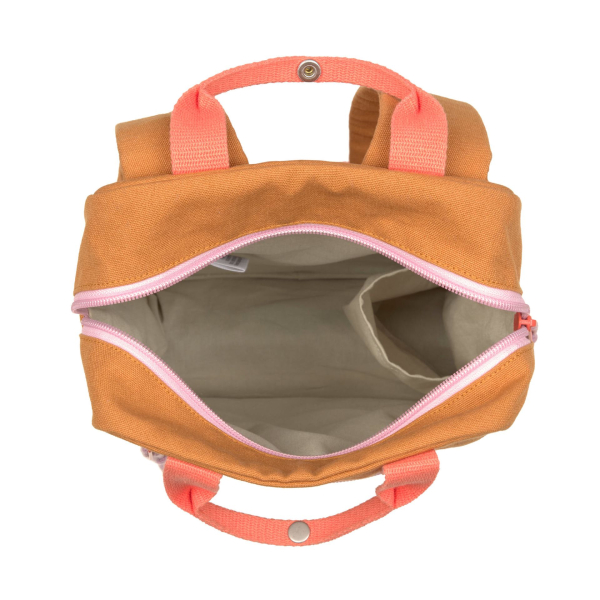 Lässig Kindergartenrucksack Square Little One & Me karamell