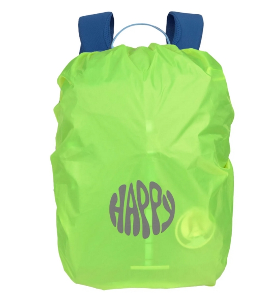 Lässig Kinderrucksack Unique Blau Grün Regenschutz
