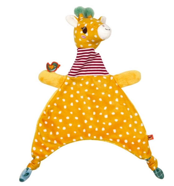 DIE SPIEGELBURG Babyglück Schnuffeltuch Giraffe