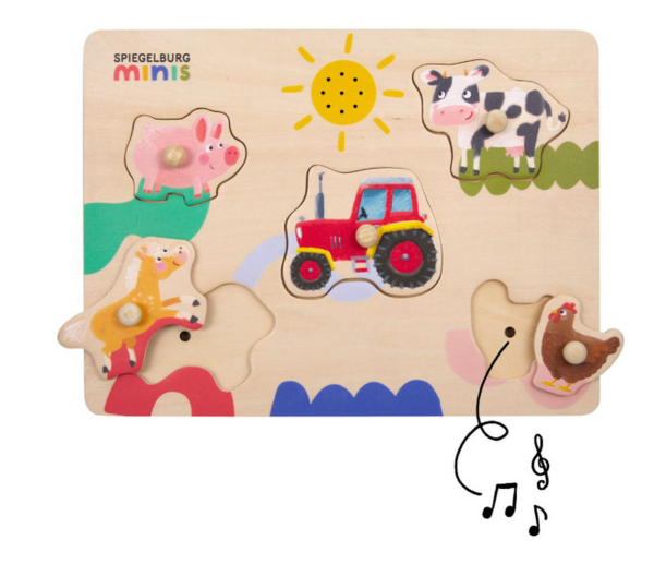 DIE SPIEGELBURG Holz-Soundpuzzle