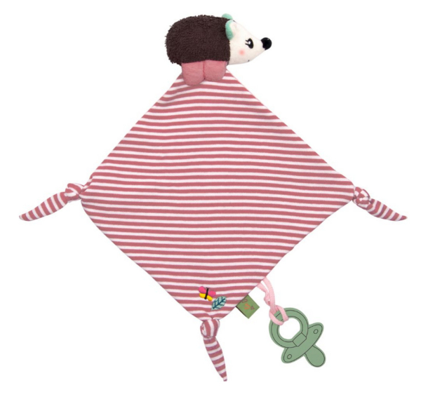 DIE SPIEGELBURG Babyglück Schnuffeltuch Igel