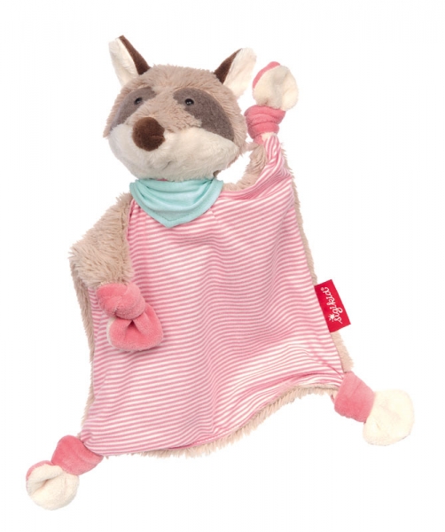 Sigikid Waschbär rosa Schnuffeltuch 39194 ABV ~a