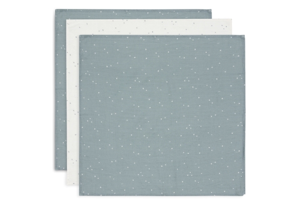 Jollein 3er Set Spucktücher Hydrophil Twinkling Sea Green